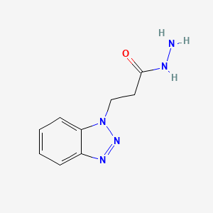 molecular formula C9H11N5O B2935375 3-(苯并三唑-1-基)丙烷酰肼 CAS No. 194934-34-4