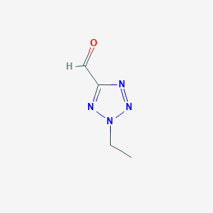 molecular formula C4H6N4O B2935426 2-ethyl-2H-tetrazole-5-carbaldehyde CAS No. 55408-24-7