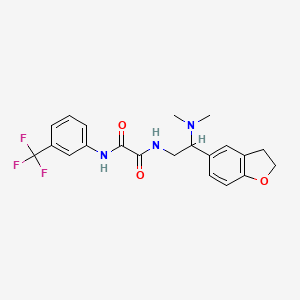 N1-(2-(2,3-dihydrobenzofuran-5-yl)-2-(dimethylamino)ethyl)-N2-(3-(trifluoromethyl)phenyl)oxalamide