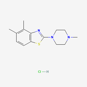 4,5-Dimethyl-2-(4-methylpiperazin-1-yl)benzo[d]thiazole hydrochloride