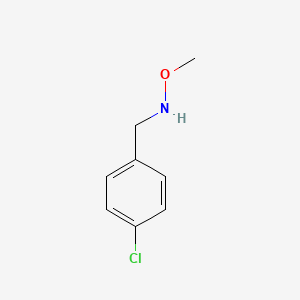 molecular formula C8H10ClNO B2935475 [(4-Chlorophenyl)methyl](methoxy)amine CAS No. 54615-16-6