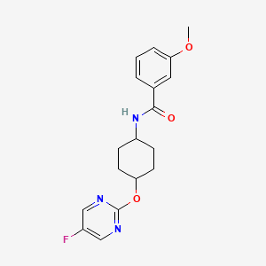 N-((1r,4r)-4-((5-fluoropyrimidin-2-yl)oxy)cyclohexyl)-3-methoxybenzamide