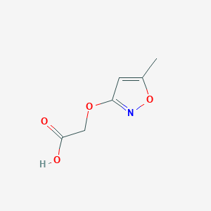 molecular formula C6H7NO4 B2935489 (5-甲基-异恶唑-3-氧基)-乙酸 CAS No. 56674-48-7