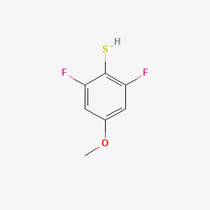 molecular formula C7H6F2OS B2935520 2,6-Difluoro-4-methoxybenzenethiol CAS No. 1178498-08-2