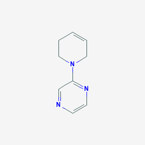 molecular formula C9H11N3 B2935538 2-(3,6-Dihydro-2H-pyridin-1-yl)pyrazine CAS No. 1878304-26-7