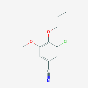 3-Chloro-5-methoxy-4-propoxybenzonitrile