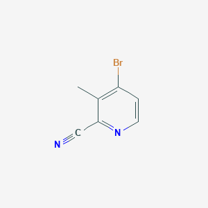 molecular formula C7H5BrN2 B2935576 4-Bromo-3-methyl-pyridine-2-carbonitrile CAS No. 886372-11-8