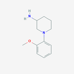 molecular formula C12H18N2O B2935578 1-(2-Methoxyphenyl)piperidin-3-amine CAS No. 816468-27-6