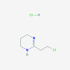 2-(2-Chloroethyl)-1,4,5,6-tetrahydropyrimidine hydrochloride
