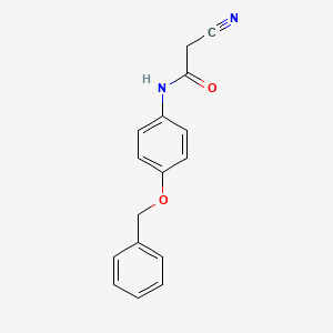 N-[4-(benzyloxy)phenyl]-2-cyanoacetamide