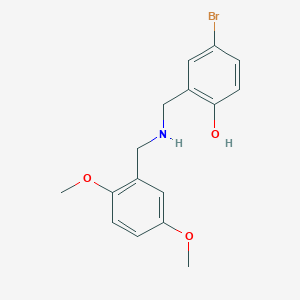 4-Bromo-2-{[(2,5-dimethoxybenzyl)amino]methyl}phenol