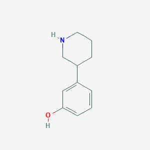 Phenol, 3-(3-piperidinyl)-