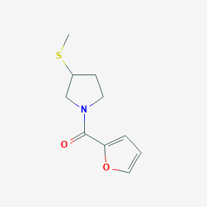 Furan-2-yl(3-(methylthio)pyrrolidin-1-yl)methanone