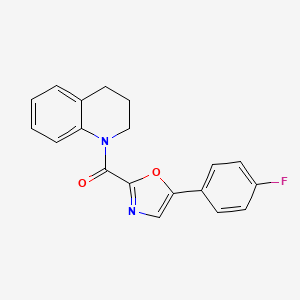(3,4-dihydroquinolin-1(2H)-yl)(5-(4-fluorophenyl)oxazol-2-yl)methanone