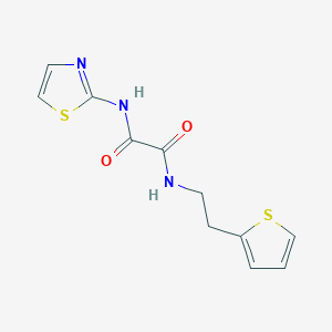N1-(thiazol-2-yl)-N2-(2-(thiophen-2-yl)ethyl)oxalamide