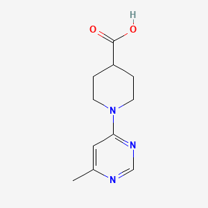 molecular formula C11H15N3O2 B2935755 1-(6-Methylpyrimidin-4-yl)piperidine-4-carboxylic acid CAS No. 914217-61-1