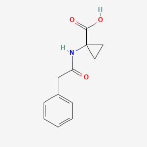 1-(2-Phenylacetamido)cyclopropane-1-carboxylic acid