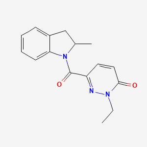 2-ethyl-6-(2-methylindoline-1-carbonyl)pyridazin-3(2H)-one
