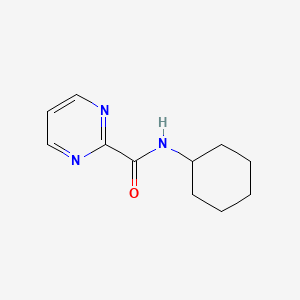 N-cyclohexylpyrimidine-2-carboxamide