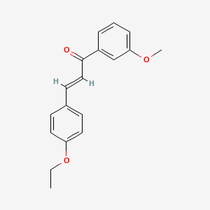 molecular formula C18H18O3 B2935801 (2E)-3-(4-乙氧基苯基)-1-(3-甲氧基苯基)丙-2-烯-1-酮 CAS No. 358656-50-5
