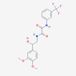 N1-(2-(3,4-dimethoxyphenyl)-2-hydroxyethyl)-N2-(3-(trifluoromethyl)phenyl)oxalamide