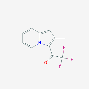 molecular formula C11H8F3NO B2935883 2,2,2-Trifluoro-1-(2-methylindolizin-3-yl)ethan-1-one CAS No. 127532-47-2