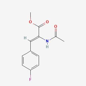 molecular formula C12H12FNO3 B2935897 alpha-Acetylamino-4-fluorocinnamic acid methyl ester CAS No. 151073-39-1