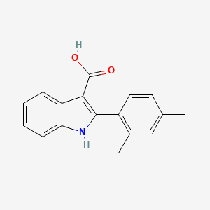 2-(2,4-dimethylphenyl)-1H-indole-3-carboxylic acid