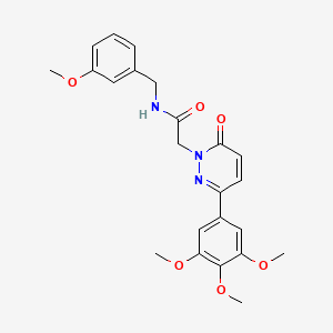 N-(3-methoxybenzyl)-2-(6-oxo-3-(3,4,5-trimethoxyphenyl)pyridazin-1(6H)-yl)acetamide