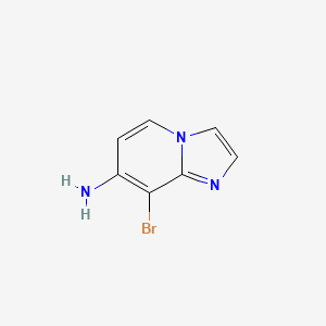 molecular formula C7H6BrN3 B2935935 8-Bromoimidazo[1,2-A]pyridin-7-amine CAS No. 1398504-22-7