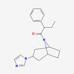 1-((1R,5S)-3-(1H-imidazol-1-yl)-8-azabicyclo[3.2.1]octan-8-yl)-2-phenylbutan-1-one