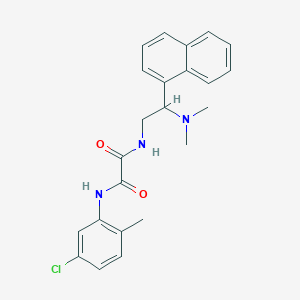 N1-(5-chloro-2-methylphenyl)-N2-(2-(dimethylamino)-2-(naphthalen-1-yl)ethyl)oxalamide