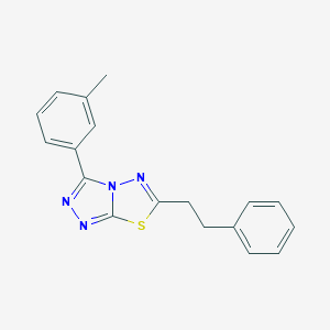 3-(3-Methylphenyl)-6-(2-phenylethyl)[1,2,4]triazolo[3,4-b][1,3,4]thiadiazole