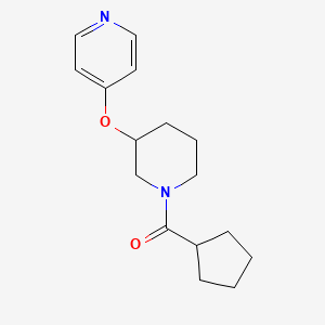 Cyclopentyl(3-(pyridin-4-yloxy)piperidin-1-yl)methanone