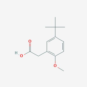 (5-Tert-butyl-2-methoxyphenyl)acetic acid