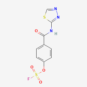 2-[(4-Fluorosulfonyloxybenzoyl)amino]-1,3,4-thiadiazole