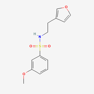N-(2-(furan-3-yl)ethyl)-3-methoxybenzenesulfonamide