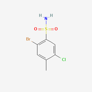 2-Bromo-5-chloro-4-methylbenzenesulfonamide