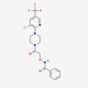 N-(2-{4-[3-chloro-5-(trifluoromethyl)-2-pyridinyl]piperazino}-2-oxoethoxy)benzenecarboxamide