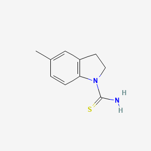 molecular formula C10H12N2S B2936275 5-methyl-2,3-dihydro-1H-indole-1-carbothioamide CAS No. 1797229-10-7