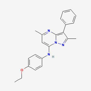 N-(4-ethoxyphenyl)-2,5-dimethyl-3-phenylpyrazolo[1,5-a]pyrimidin-7-amine