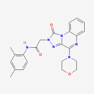 N-(2,4-dimethylphenyl)-2-(4-morpholino-1-oxo-[1,2,4]triazolo[4,3-a]quinoxalin-2(1H)-yl)acetamide