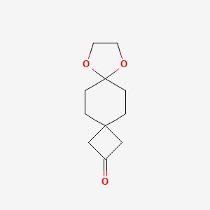 molecular formula C11H16O3 B2936294 8,11-二氧杂螺[3.2.4.2]三癸烷-2-酮 CAS No. 1440962-12-8