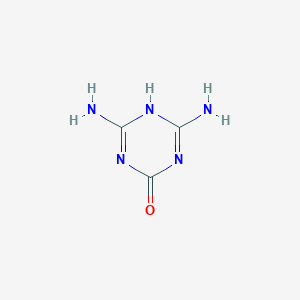 molecular formula C3H5N5O B029363 氨三嗪 CAS No. 645-92-1