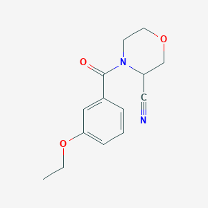 4-(3-Ethoxybenzoyl)morpholine-3-carbonitrile
