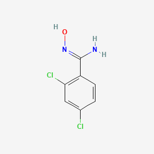 molecular formula C7H6Cl2N2O B2936316 2,4-Dichlorobenzamidoxime CAS No. 22179-80-2