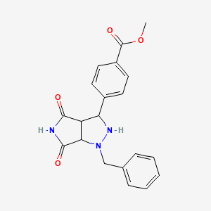 Methyl 4-(1-benzyl-4,6-dioxooctahydropyrrolo[3,4-c]pyrazol-3-yl)benzoate