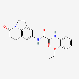 N1-(2-ethoxyphenyl)-N2-(4-oxo-2,4,5,6-tetrahydro-1H-pyrrolo[3,2,1-ij]quinolin-8-yl)oxalamide