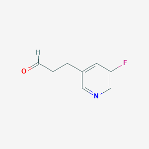 3-(5-Fluoropyridin-3-yl)propanal