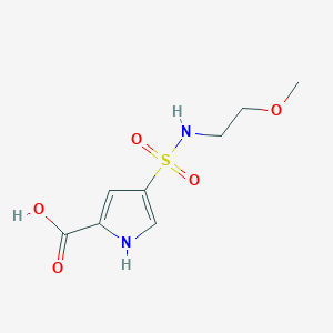 4-[(2-methoxyethyl)sulfamoyl]-1H-pyrrole-2-carboxylic acid